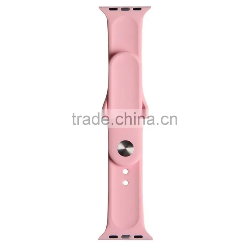 Soft Silicone Replacement Sport Band for Apple Watch, For Apple Watch Rubber Wrist Watch Strap