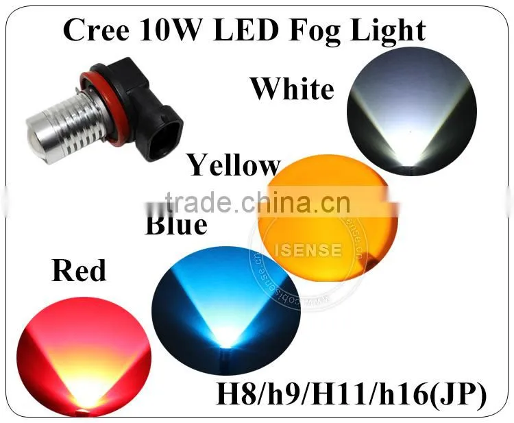 guangzhou junhua isense CREES led H9 led fog light autoparts for chevrolet aveo