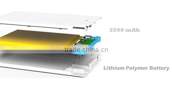 Portable Power Bank Ultra slim design high Capacity metal power charger