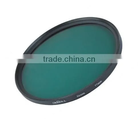 Red color glass filter 37mm-86mm