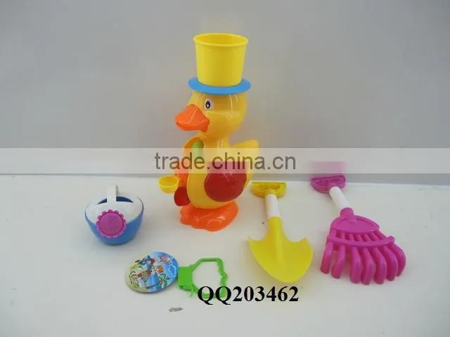 Plastic toy sand beach play set