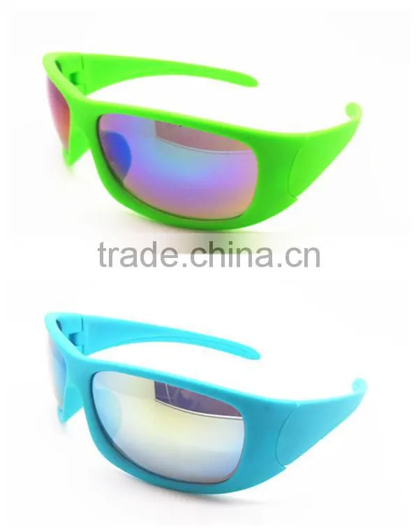 Colorful Custom Plastic Sports Sunglass/Protective Sports Eyewear For Riding