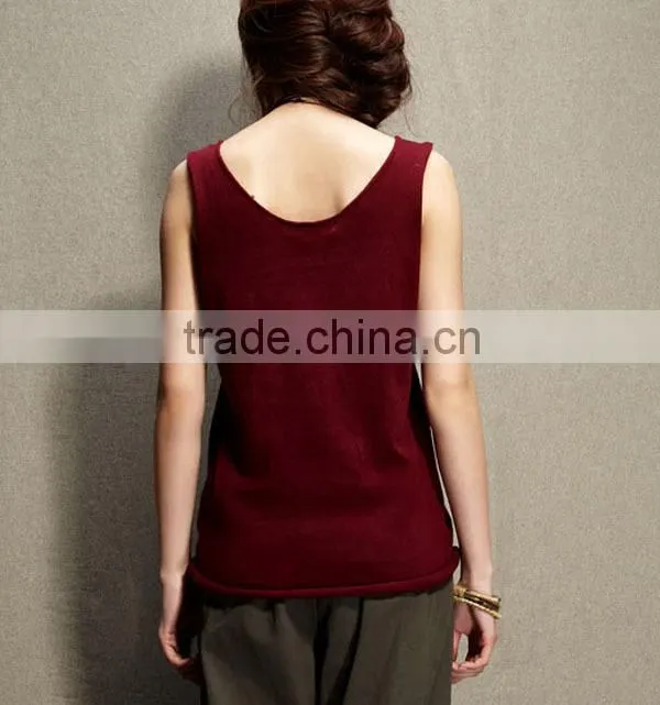 Wholesale fashion sleeveless sports vests(YCT-B0573)