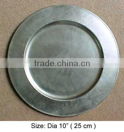 Wedding Silver Charger plate