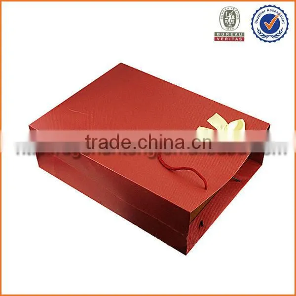 2015 red color paper bag
