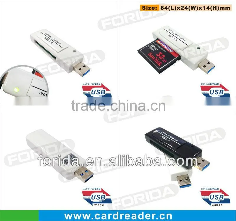 HOT Sale Single Smart External CF USB 3.0 Card Reader