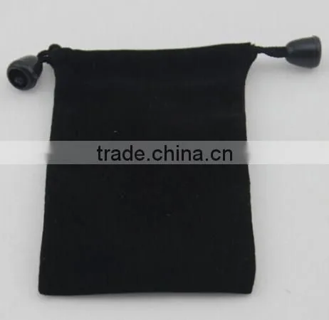 Professional velvet drawstring bag made in china