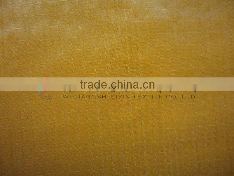 0.25 orange nylon taffeta plaid fabric