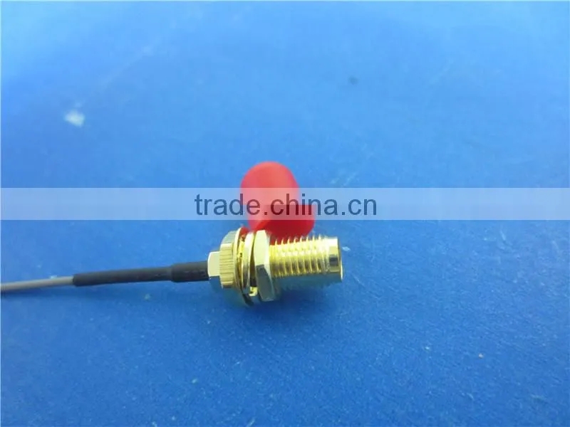 RG1.13 cable,SMA female to IPEX, 10cm, nut, locking washers And rubber caps completed set