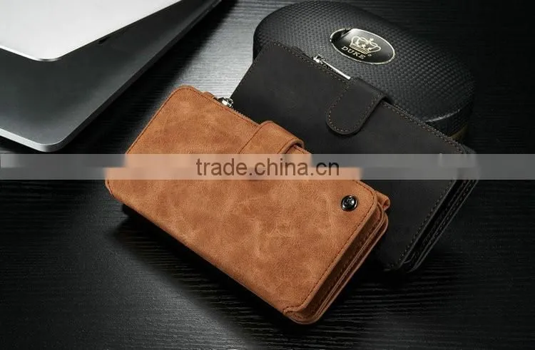 Leather Wallet Phone Cover Combo For Iphone 6/6s