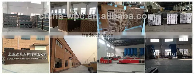 Eco friendly outdoor wpc flooring or hollow wpc flooring