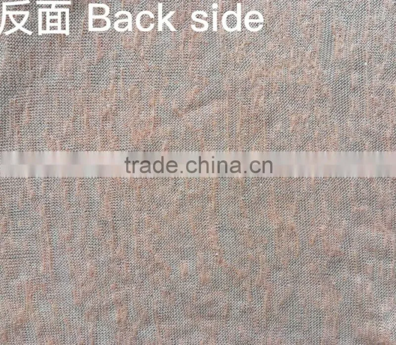 Shaoxing knitting manufacturer for rayon polyester loose jersey fabric, sweater slub light thin knit fabric