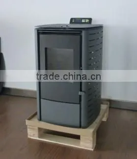 home using small wood pellet stove with remote control 6KW