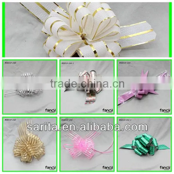 new design hongkong pull flower ribbon bow use for gifts
