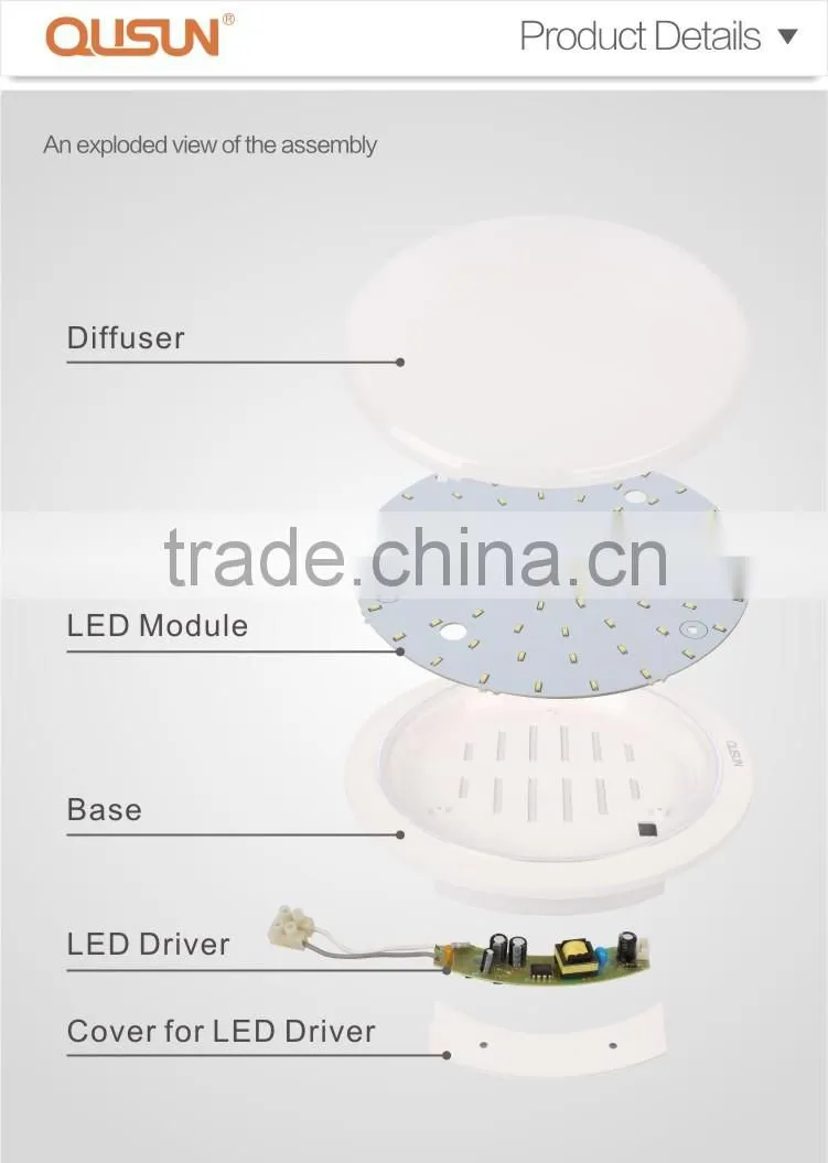 LED Bathroom and Kitchen Lamp 8W Round led recessed ceiling lighting