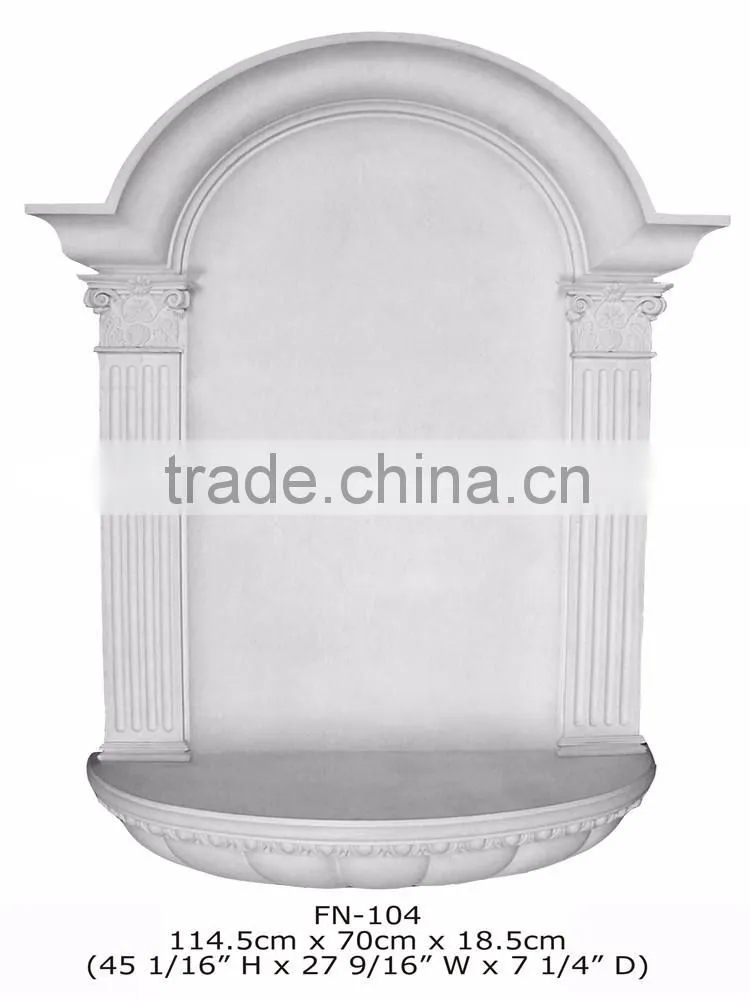 2016 Polystyrene High Quality beautiful PU decorative Shelvings