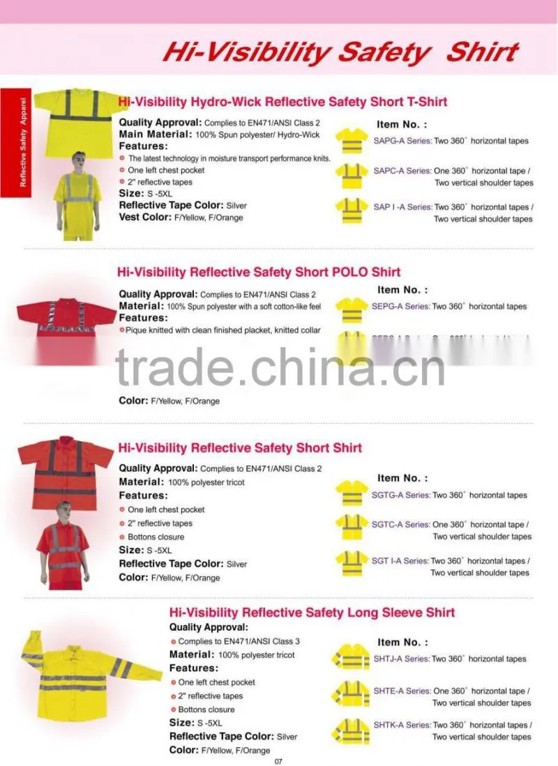 Hi-Visibility LED safety V type mesh reflective vest