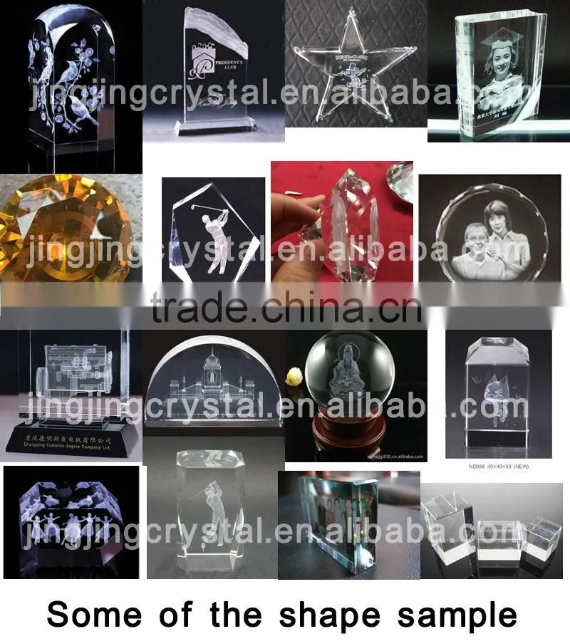 Promotional gifts crystal gifts 3d laser crystal cube