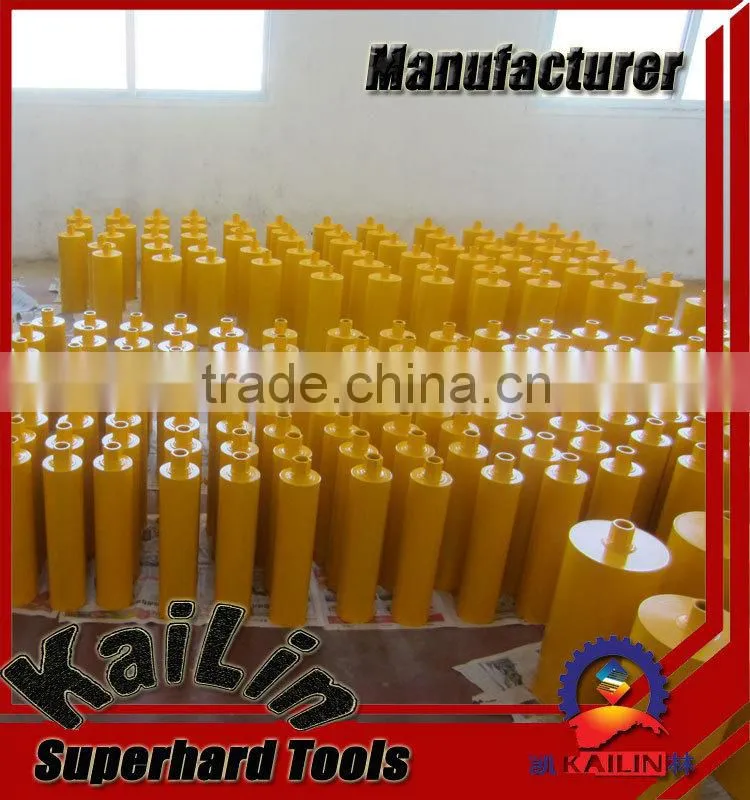 Diamond bits for cutting and drilling reinforced concrete
