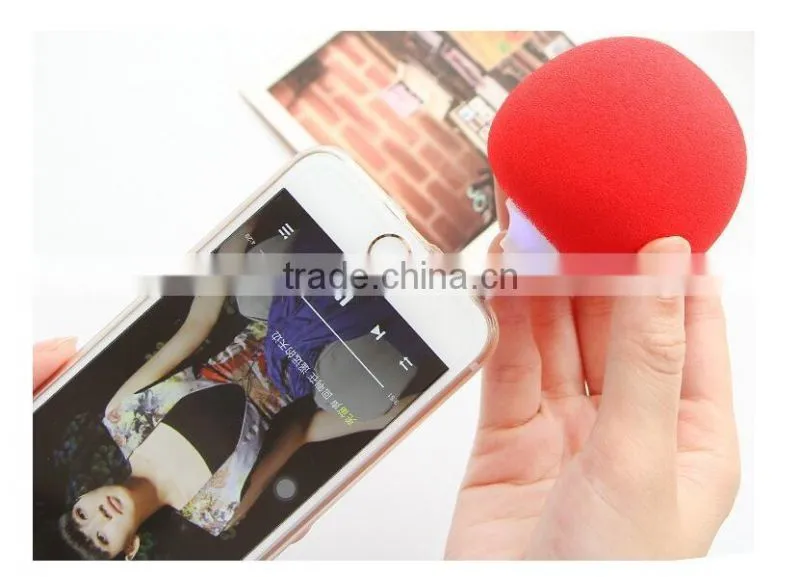 3.5mm Mini Portable Sponge Ball Speaker Balloon Mobile Audio Music Player