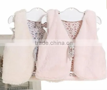 children's fur vests, baby cute vest comfortable vest