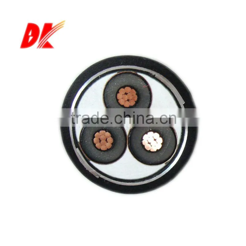 Three cores XLPE insulation power cable