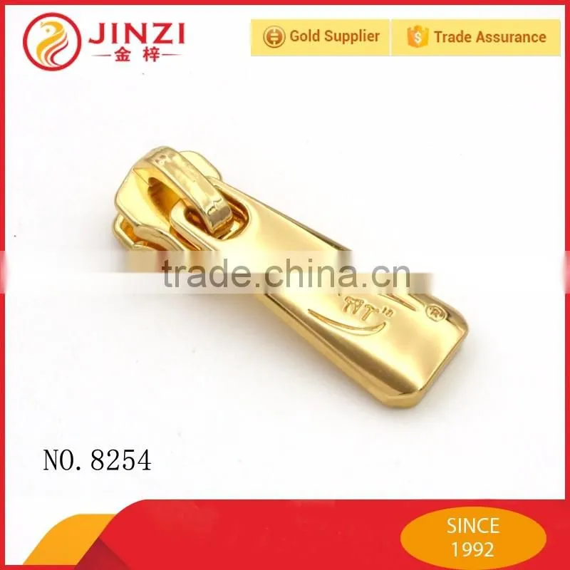 Metal zipper puller custom metal zipper pulls zipper slider for Garments