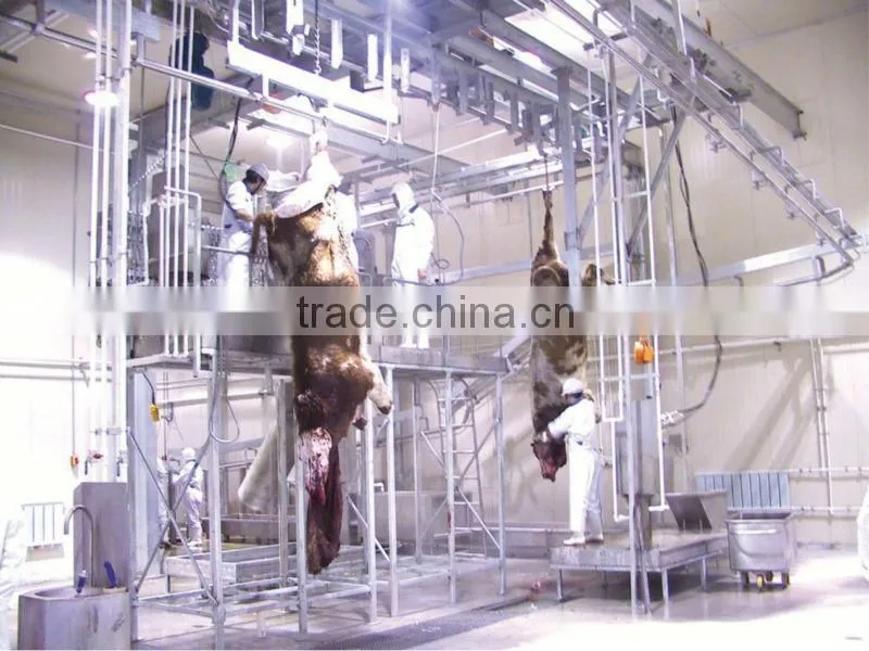 Hot sale cattle slaughter line rail change for cattle