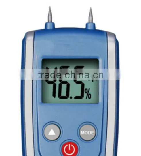 2 pin steel probe Digital wood moisture meter with LCD display for testing moisture