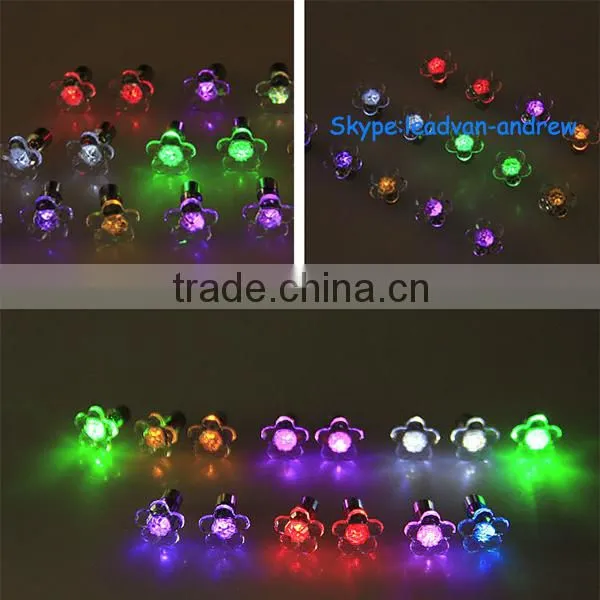 Party and Events Supply 2015 Hot LED Fancy Shinning Earrings For Unisex