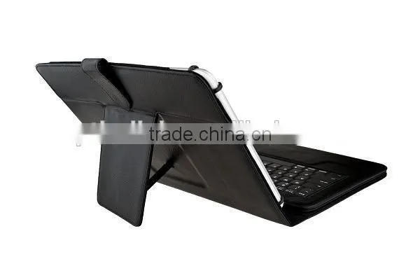 7"-10" Tablet PC Universal bluetooth keyboard Buckle leather case suit for Android Windos IOS system bluetooth 3.0