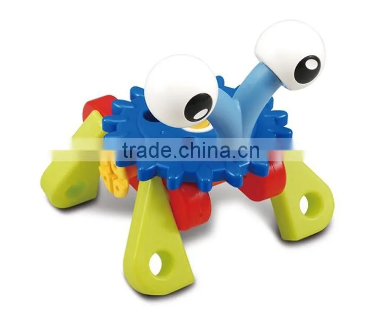 43PCS assembling plastic connecting toys blocks