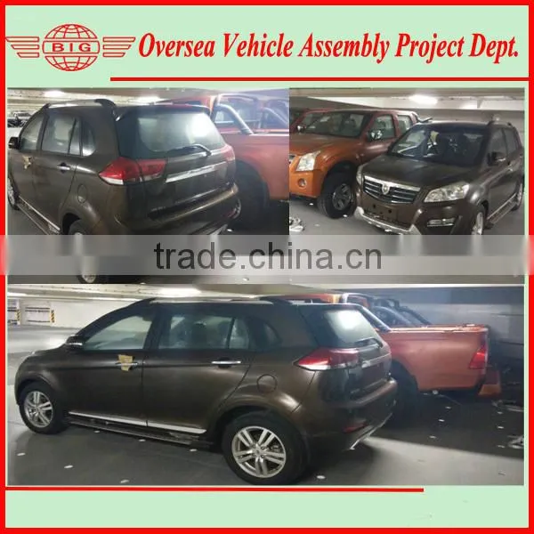 low speed but high efficiency electric car suv type (skd/ckd kits available for assembling)