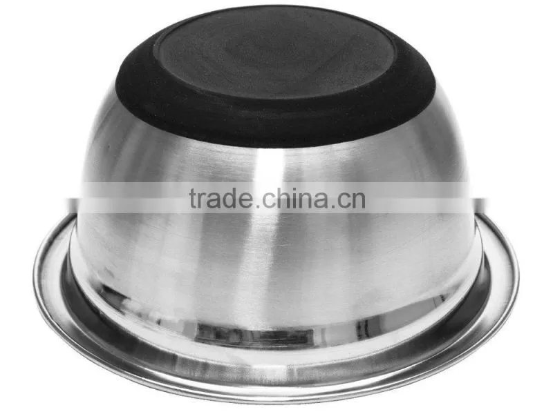 Salad bowl,Stainless steel mixing bowls with handle & spout