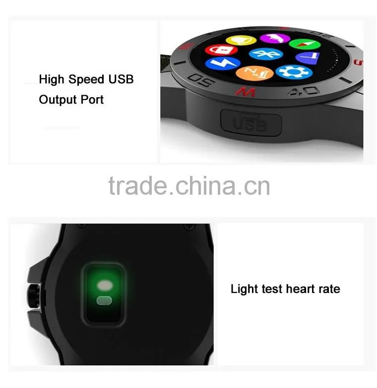 1.22" Bluetooth Smart Watch Outdoor Sweatproof Sports Wristband Sync Phone Call SMS APP Notification