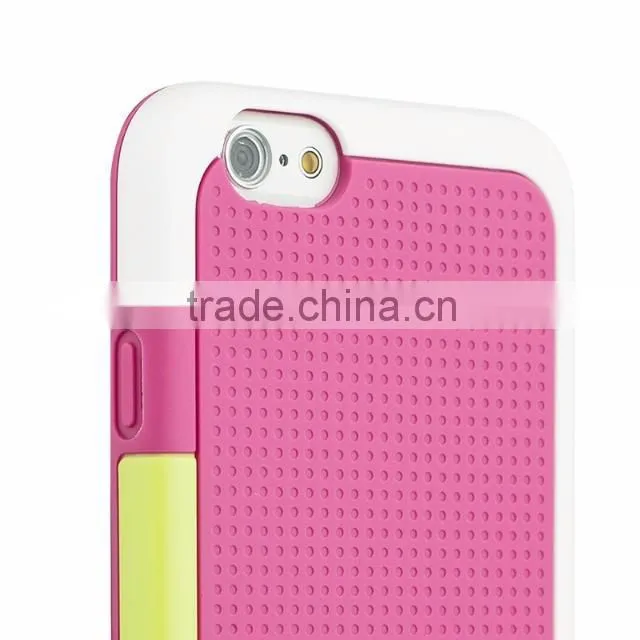 New Style Colorful Hybrid case for iphone6 6s Contrast Color PC + TPU back cover case For iphone 6 6S