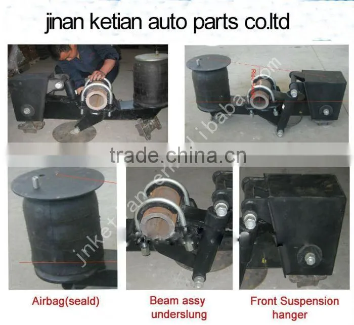 air suspension system for heavy duty truck with 13T BPW type axle