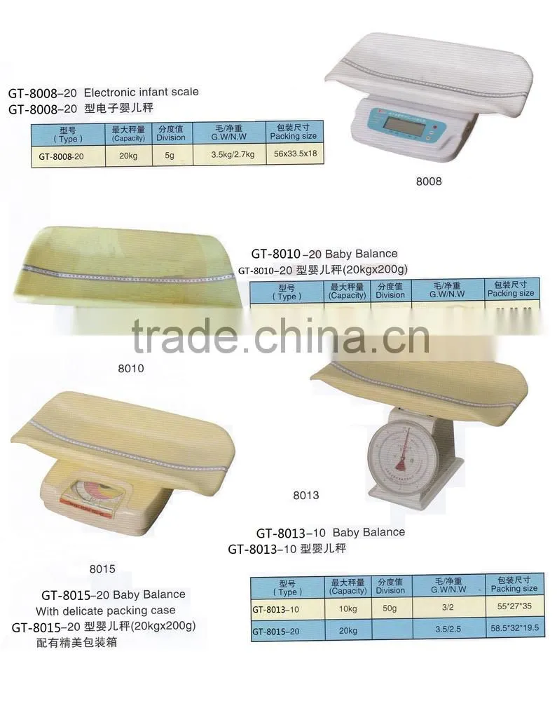 GT-8013 Convenient Accurate Baby newborn weighing scales