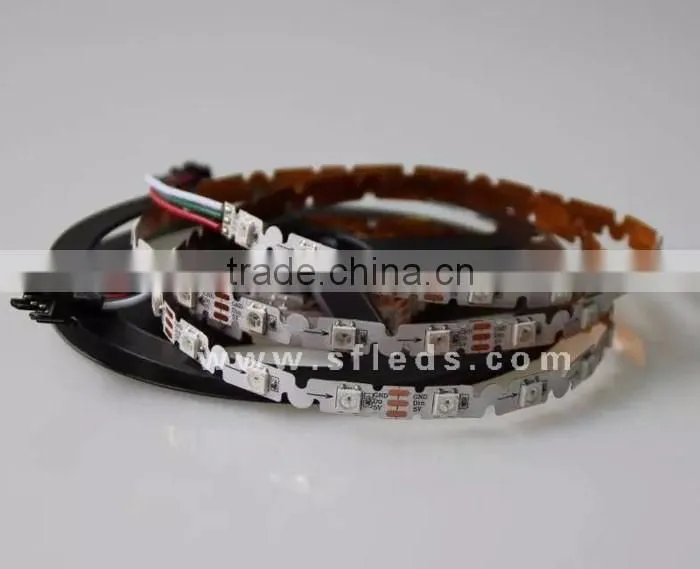 digital LED strip sk6812 IC 5V 60 LED strip 5050 RGB bendable strip led new 2016 5v design