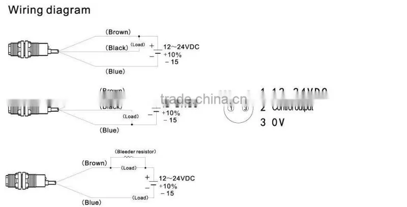 DR18-10/40 series M18, 10/40cm diffuse cylinder infrared sensors, optical switching transducer