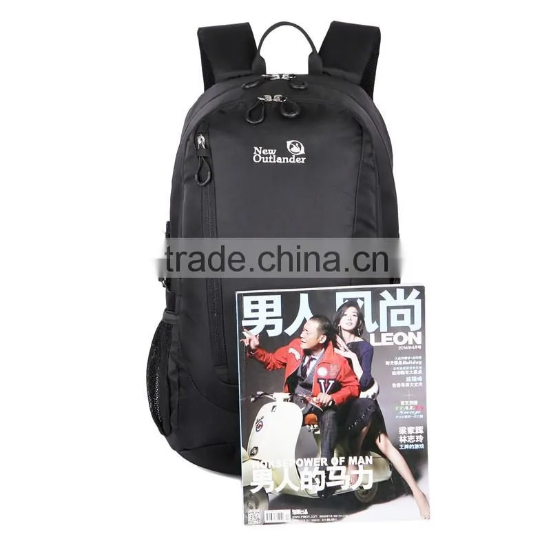 2016 OEM manufacturer lightweight outdoor backpack bag for laptop