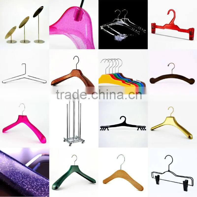 Durable Plastic Luxury Suits Hanger for Clothing Manufacturer