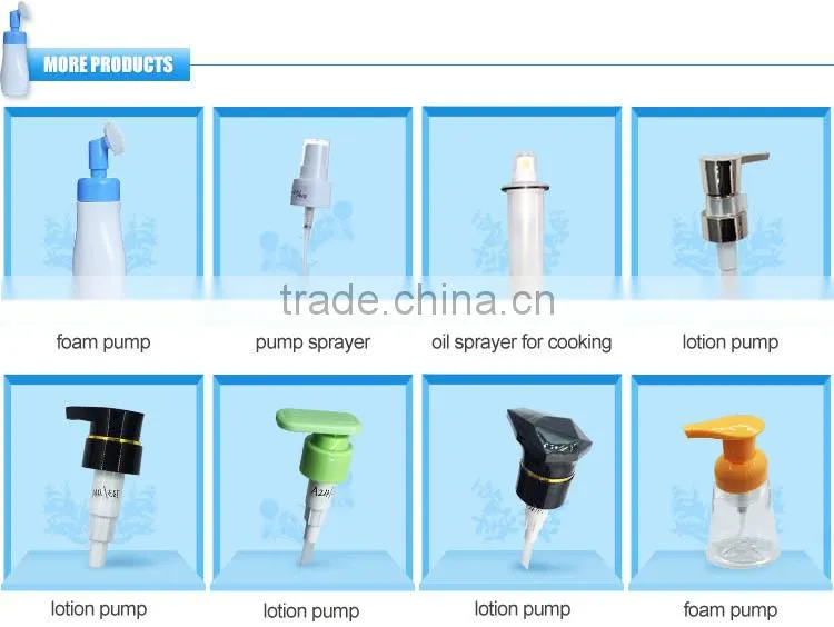 foam cosmetic bottle , soap foam pump , foamer pump