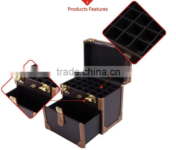 European Style Princess Beauty Hard Shell EVA Material Combination Lock Case For Cosmetic & Jewelry Case