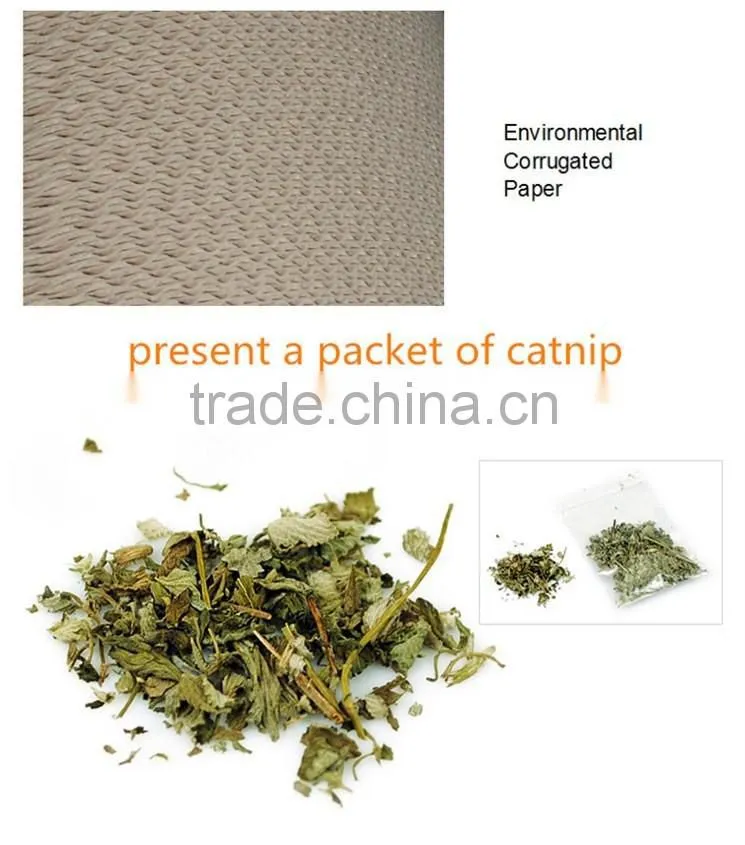 Manufacturer High Quality Corrugated Paper Cat Scratcher Lounge