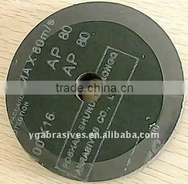 coated abrasive fiber disc with 0.8mm fiber backing