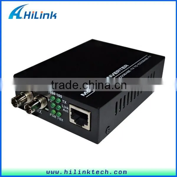 Dual Fiber Media Converter 10/100Base FC Connector