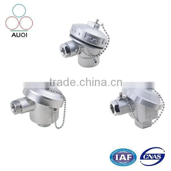 K/T/N/E/R/S/B Type Aluminum Anti-explosion/Water-proof Temperature Sensor Head for RTD or Thermocouple