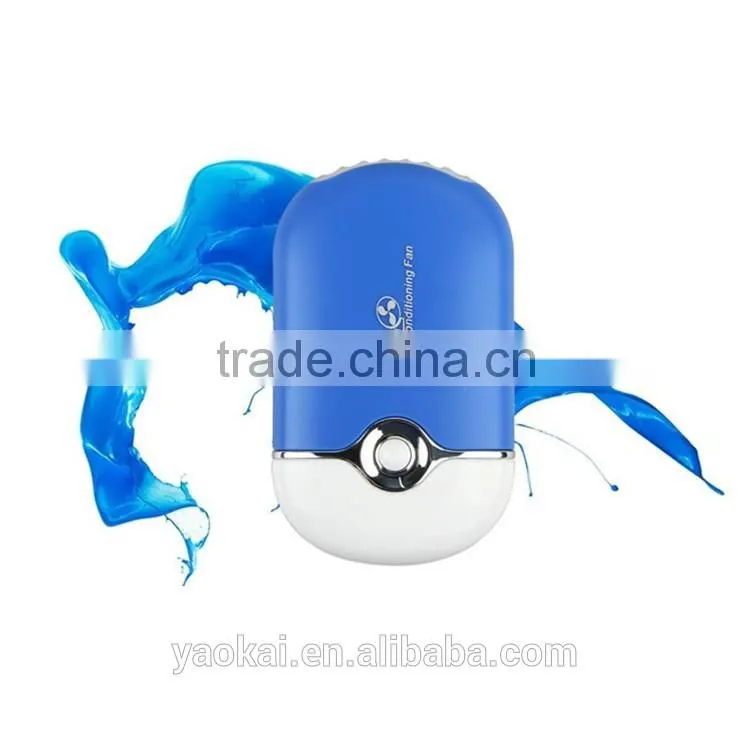 Environmental USB Fan Ventilador Portatil Rechargeable Holder Air Conditioner Abanicos Mini Fan for Laptop 400MA 5V ABS