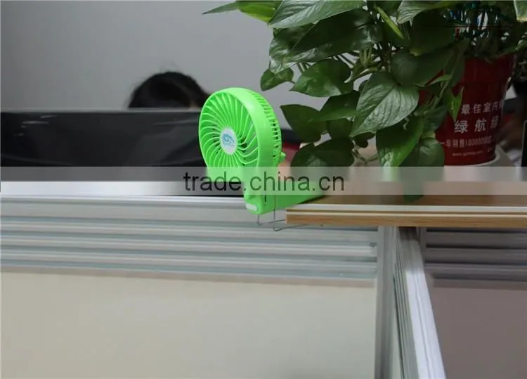 Portable Mini Electric Hand Hold USB/Battery Air Conditioner Cooling Cool Desk Palm-Leaf Hand Fan